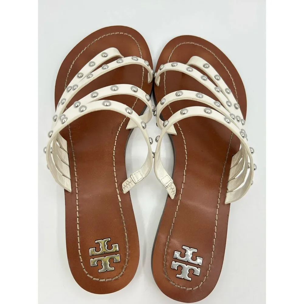 TORY BURCH Size 9M Ivory Women Sandal